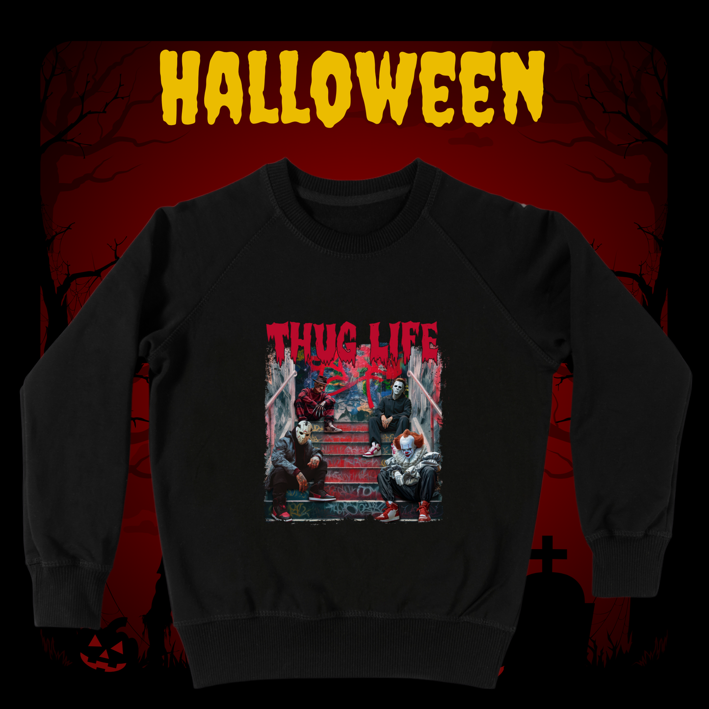 Thug Life Halloween Edition Hoodie