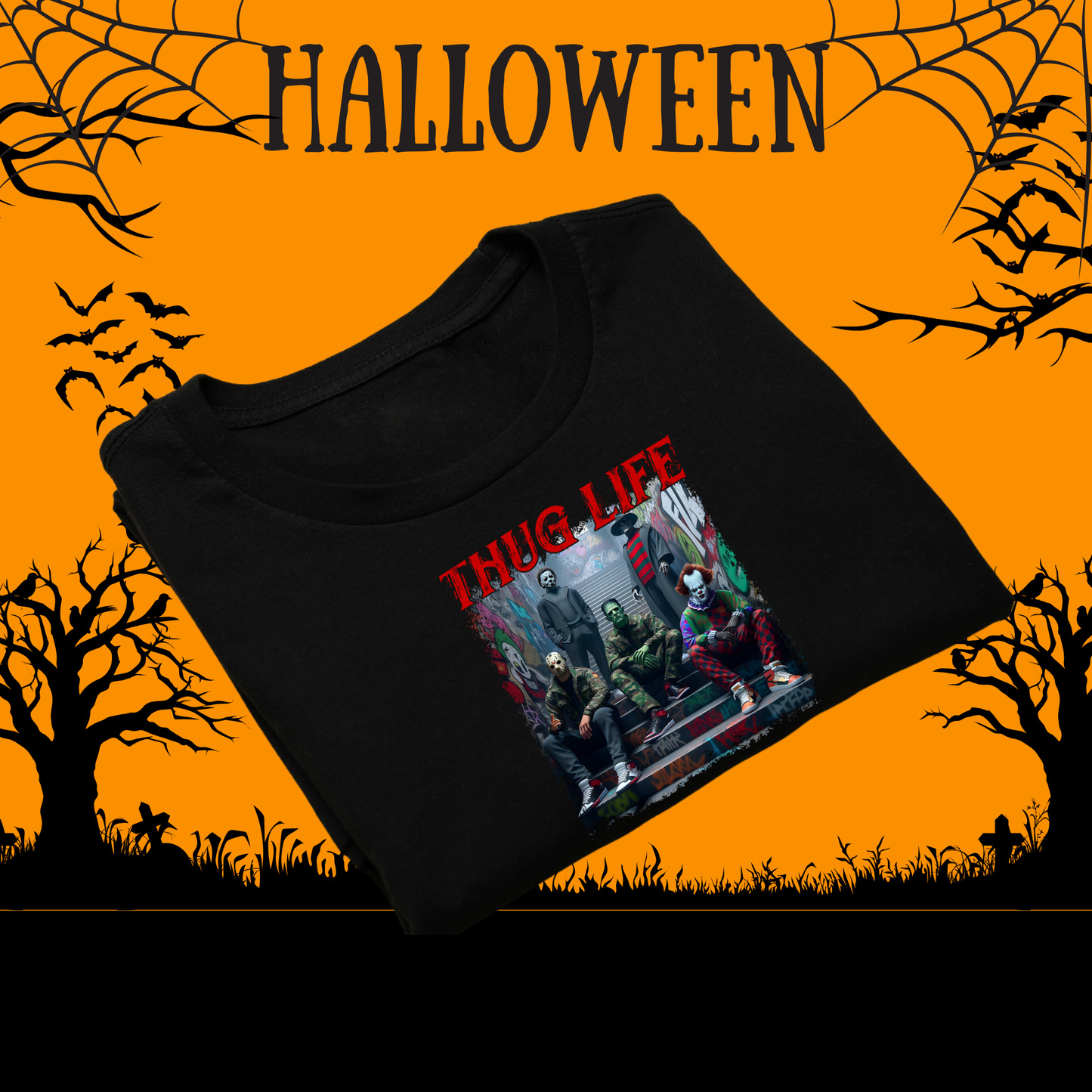 Thug Life Halloween Edition Hoodie