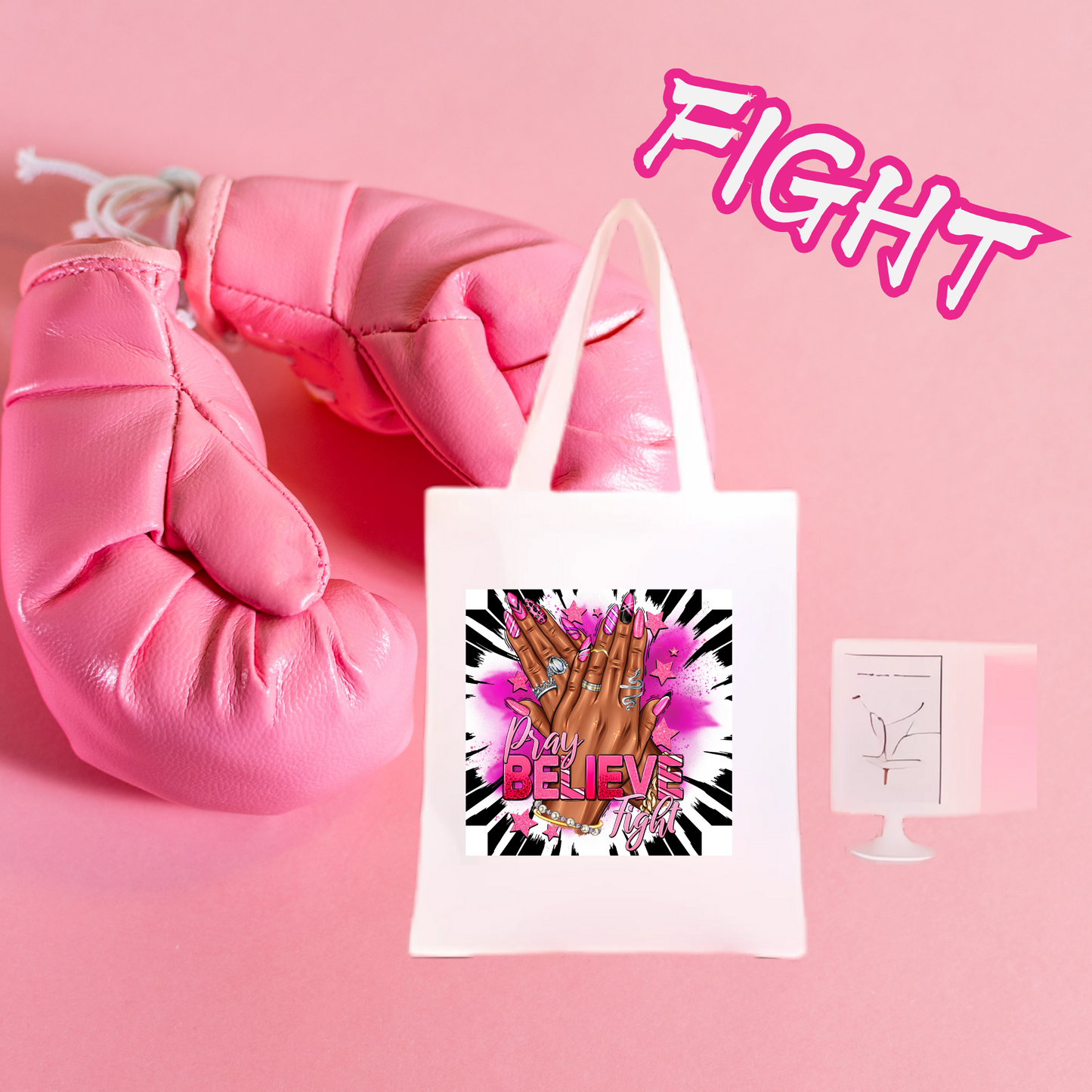 Breast Cancer Awareness Tote Bag