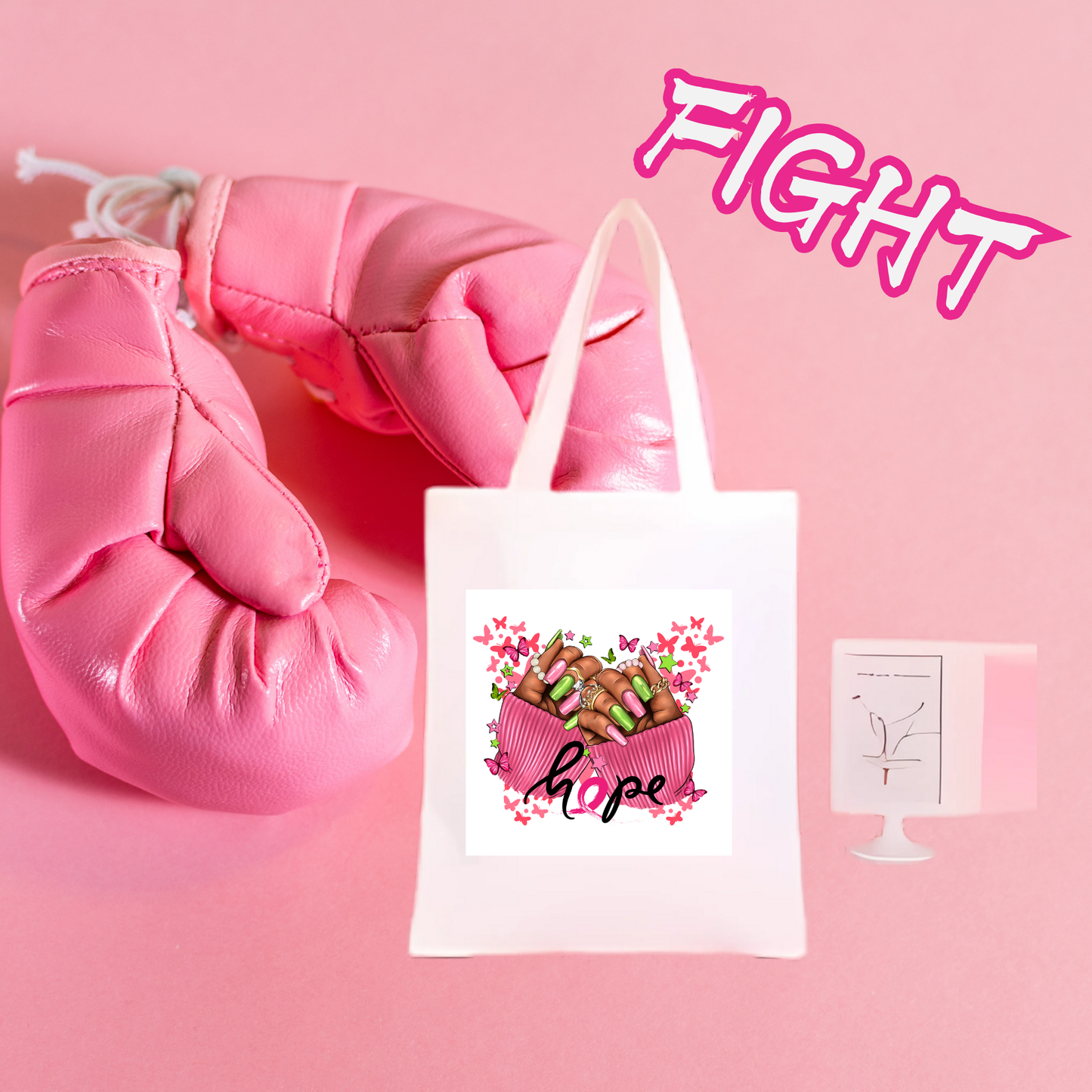 Breast Cancer Awareness Tote Bag