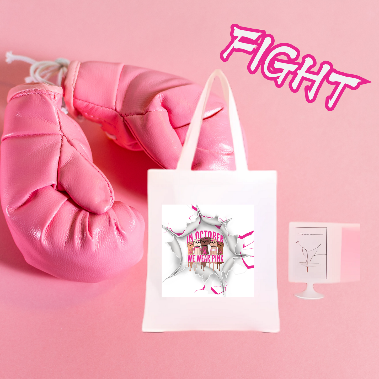 Breast Cancer Awareness Tote Bag