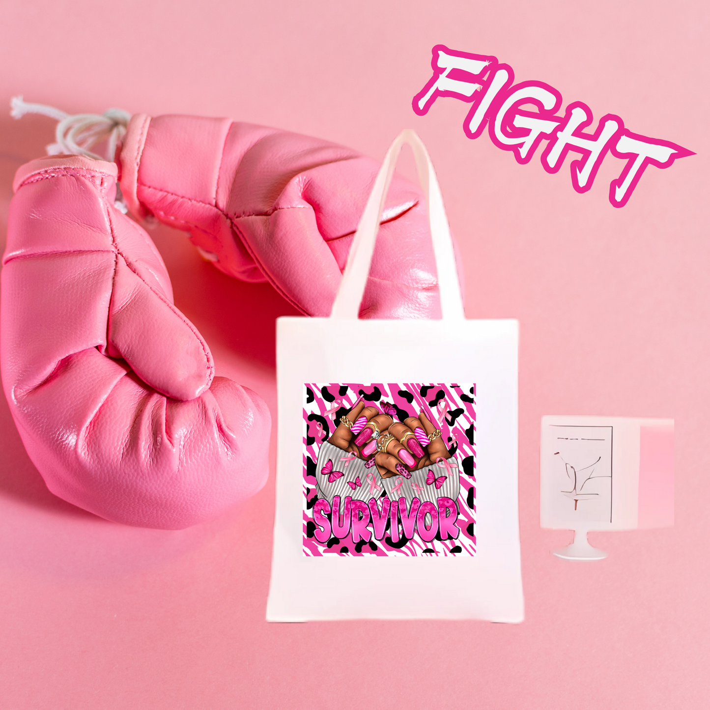 Breast Cancer Awareness Tote Bag