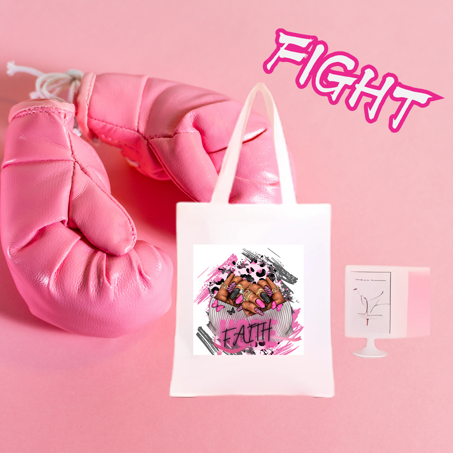 Breast Cancer Awareness Tote Bag
