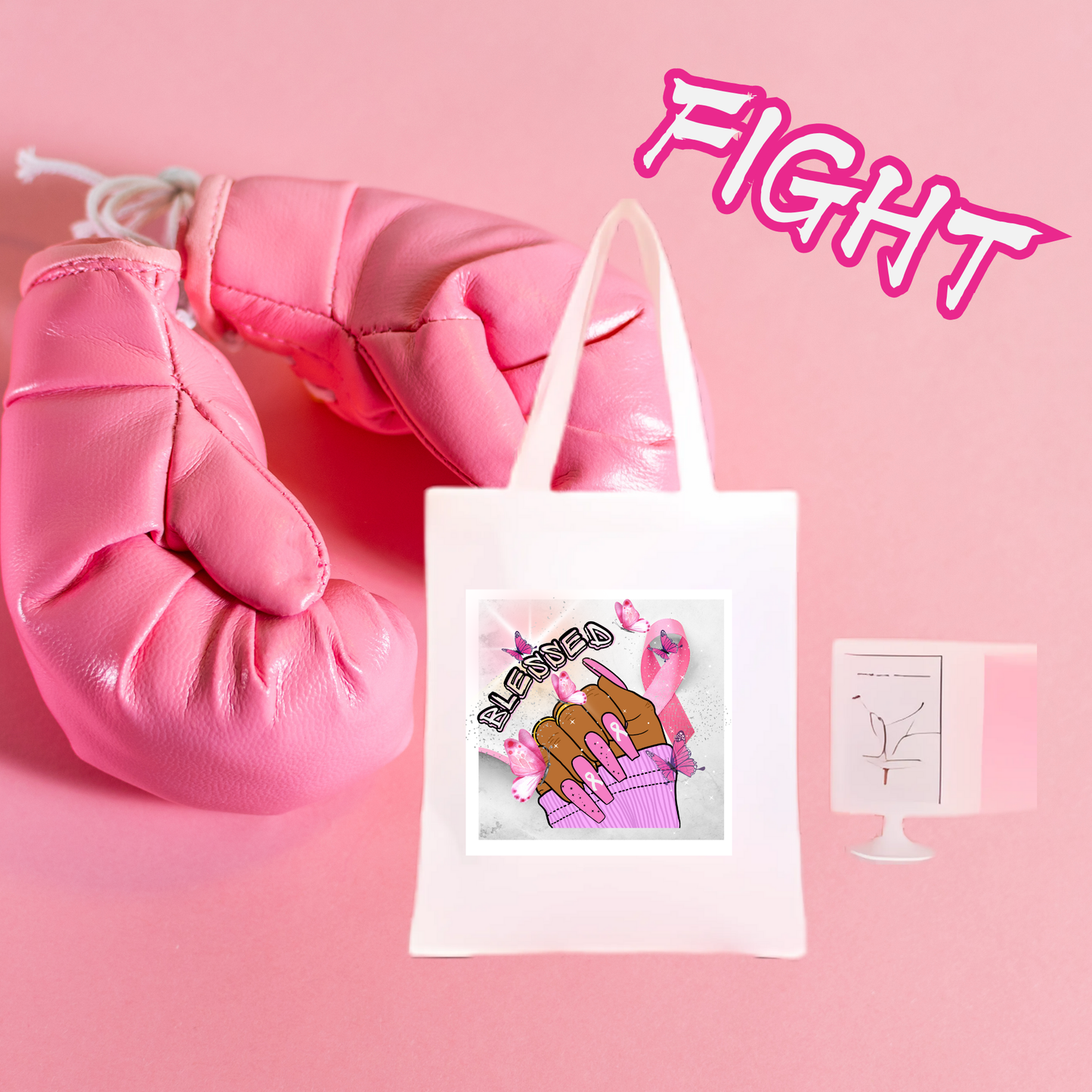 Breast Cancer Awareness Tote Bag