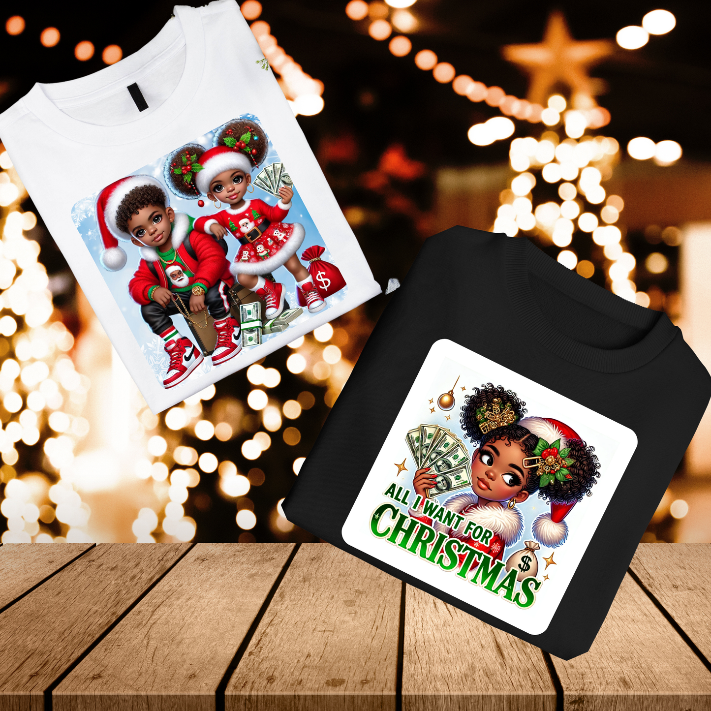 Holly Jolly Christmas Custom Shirts and Sweatshirt