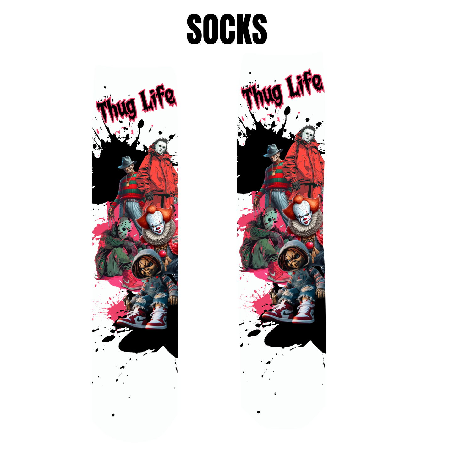 Halloween Custom Socks