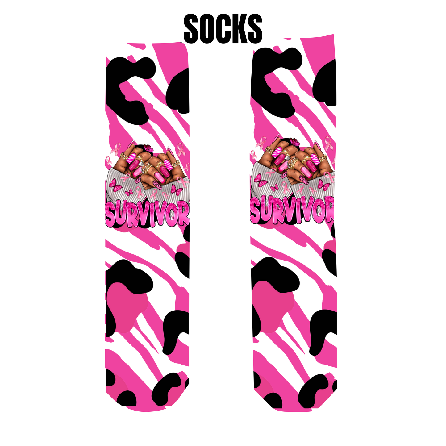 Breast Cancer Awareness Socks