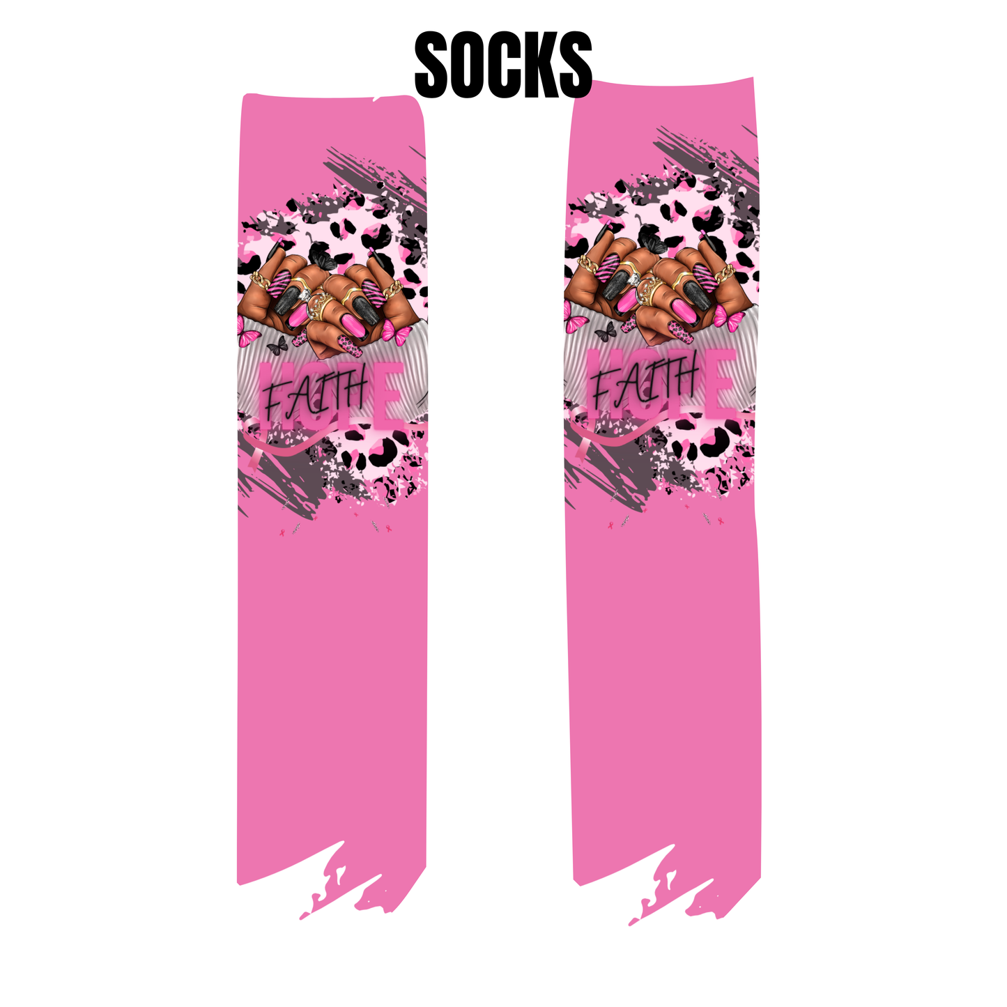 Breast Cancer Awareness Socks