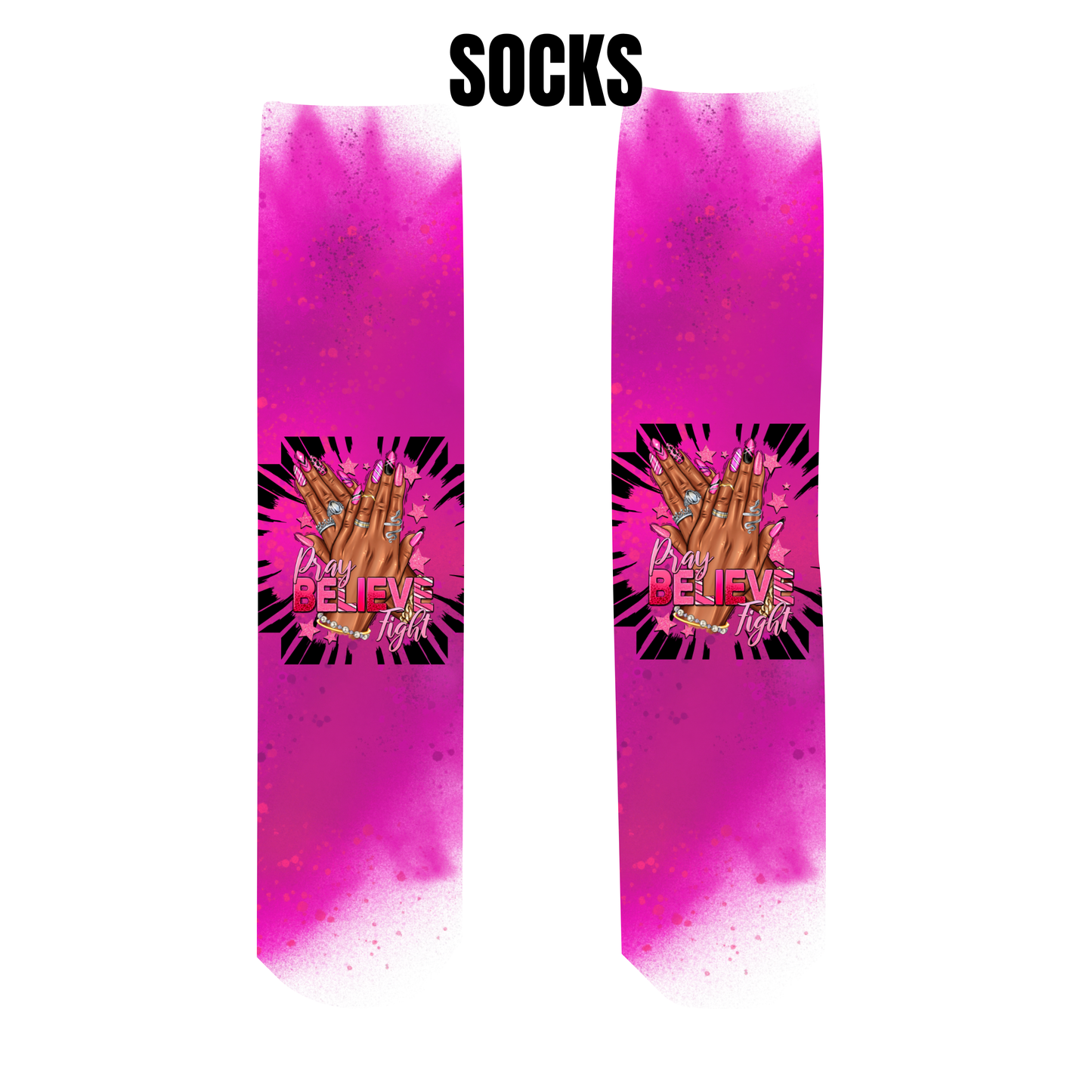 Breast Cancer Awareness Socks