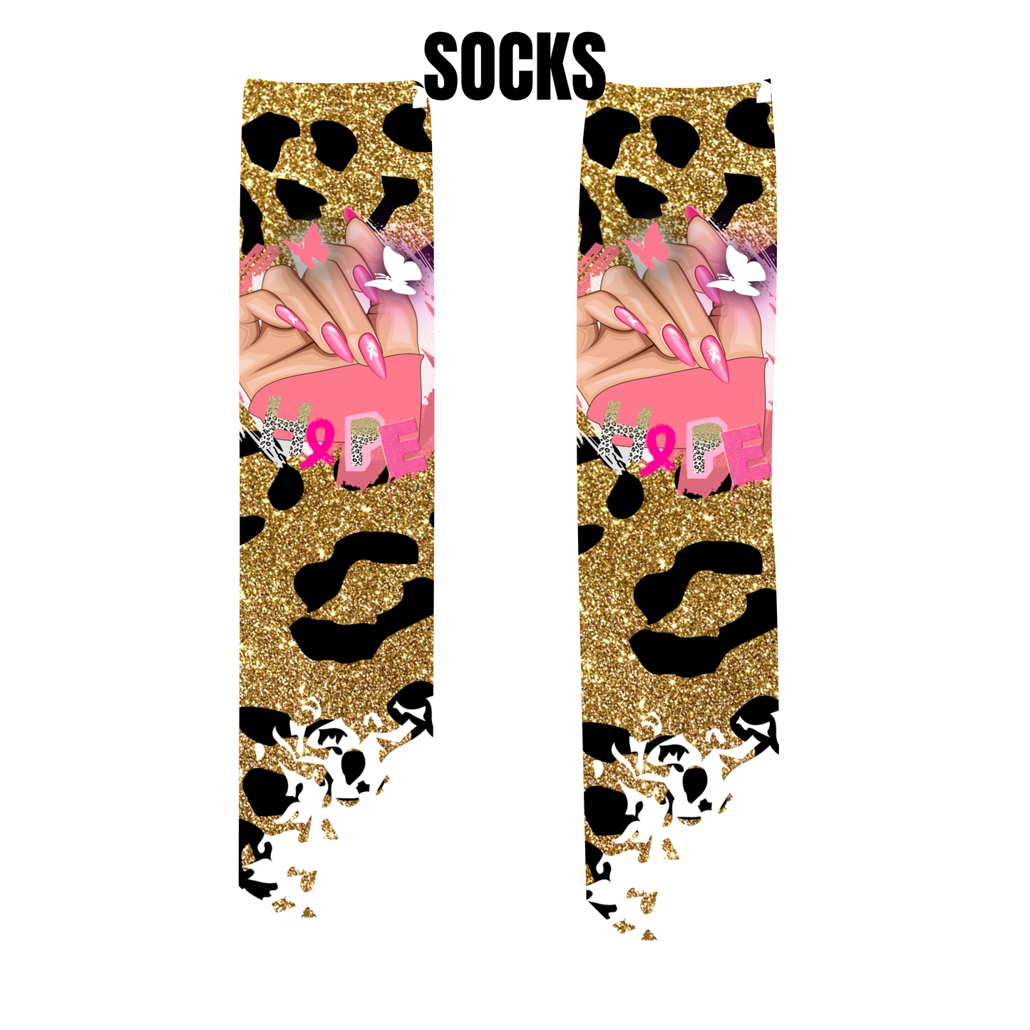 Breast Cancer Awareness Socks
