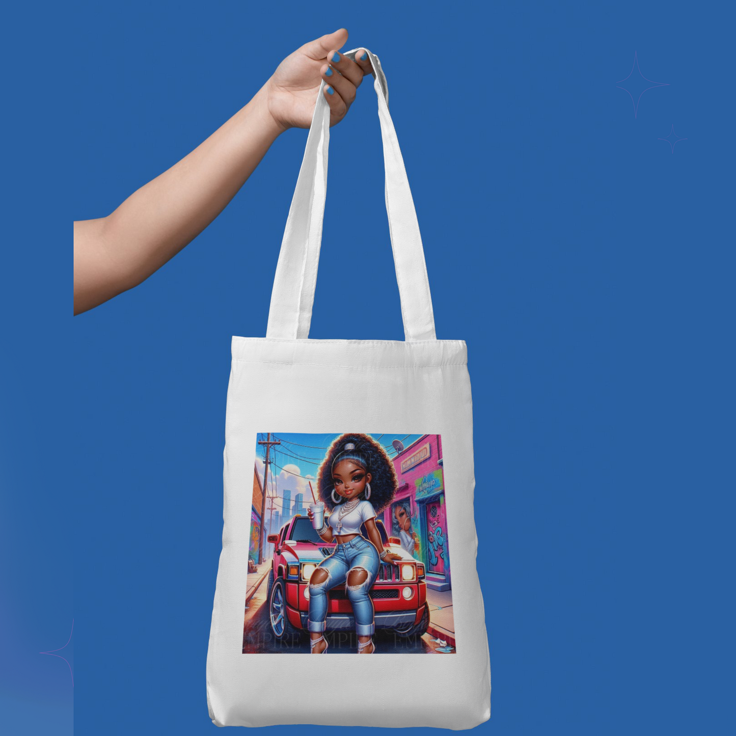 Personalize Canvas Tote Bag