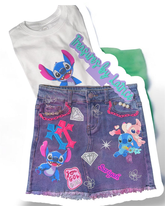 Sass Denim Set – Personalized 2-Piece Outfit
