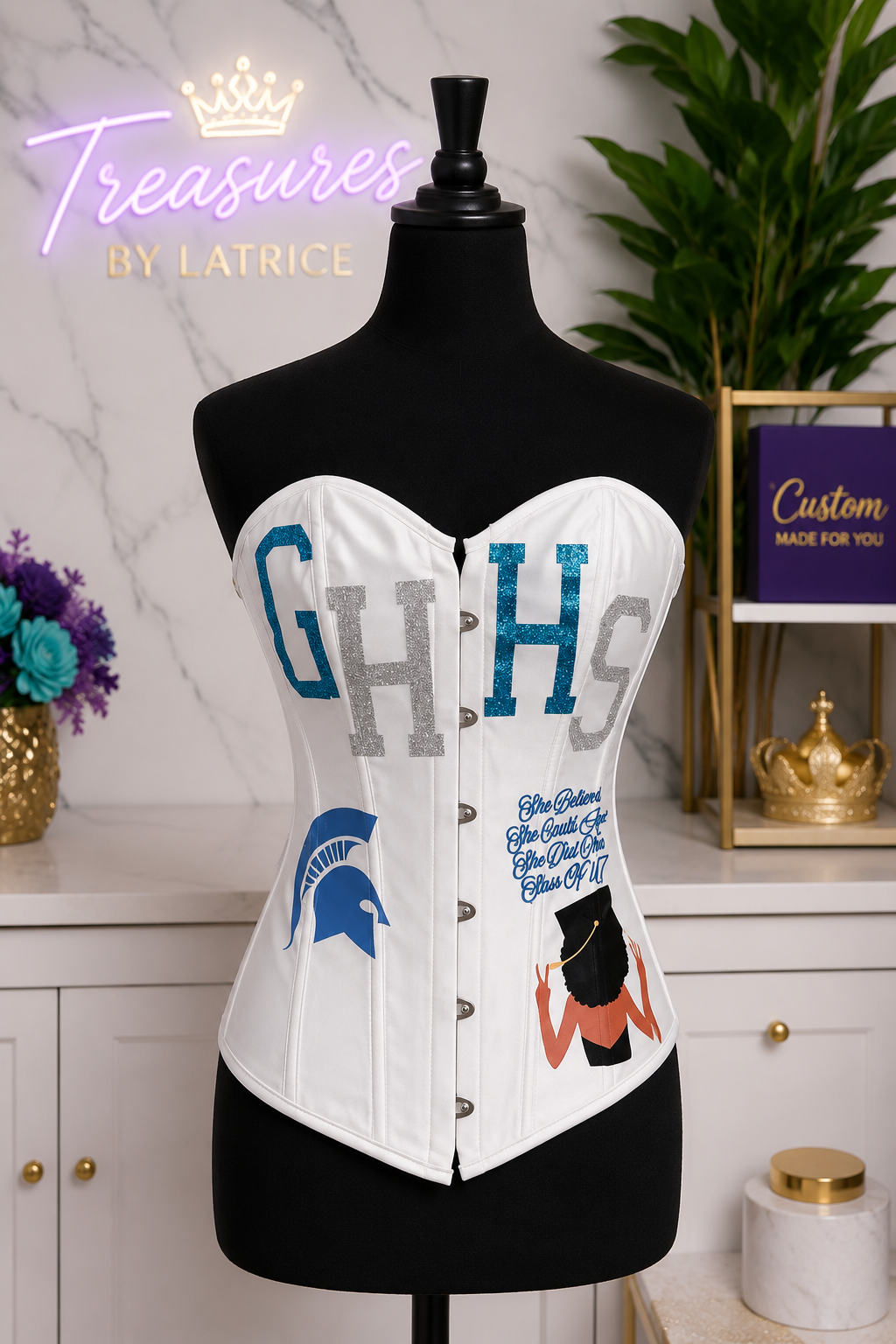 Custom Satin Corset