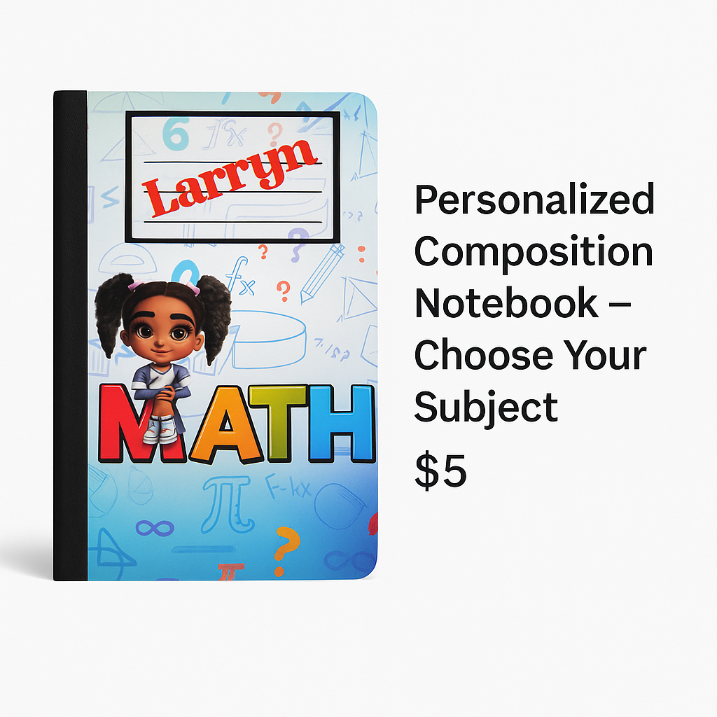 Personalized Composition Notebook (Single)