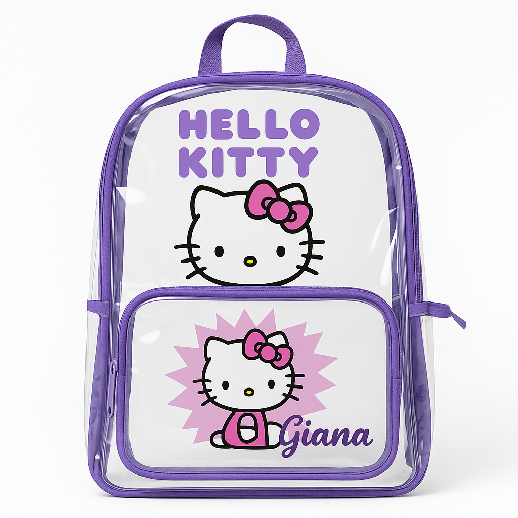 Custom Clear Backpack – Hot Wheels & More