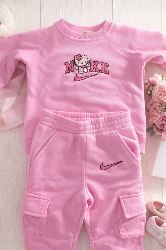 Lil’ Kitty Luxe Embroidered Set
